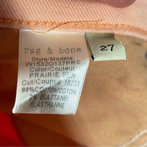 Rag & Bone Prairie Sun High Rise Skinny Jean size 27 - Picture 8 of 14